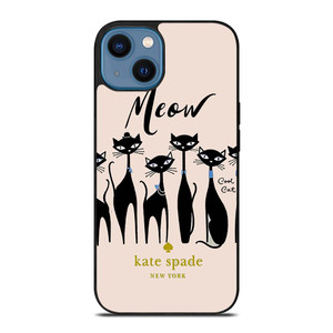 KATE SPADE MEOW CAT iPhone 14 Case Cover