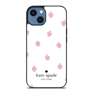 KATE SPADE NEW YORK PINK STRAWBERRY iPhone 14 Case Cover