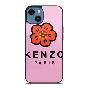 KENZO PARIS PINK FLOWER iPhone 14 Case Cover