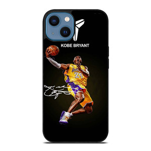 KOBE BRYANT LA LAKERS SIGNATURE iPhone 14 Case Cover KOBE BRYANT LA LAKERS SIGNATURE iPhone 14 Case Cover