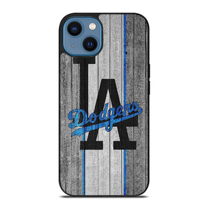 LA LOS ANGELES DODGERS WOODEN LOGO iPhone 14 Case Cover LA LOS ANGELES DODGERS WOODEN LOGO iPhone 14 Case Cover