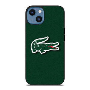LACOSTE CROCODILE GREEN iPhone 14 Case Cover