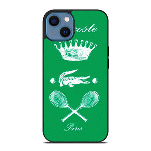 LACOSTE TENNIS PARIS iPhone 14 Case Cover LACOSTE TENNIS PARIS iPhone 14 Case Cover