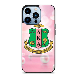 AKA PINK AND GREEN LOGO 2 iPhone 13 Pro Max Case Cover AKA PINK AND GREEN LOGO 2 iPhone 13 Pro Max Case Cover