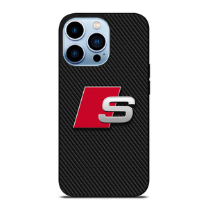 AUDI S CARBON LOGO iPhone 13 Pro Max Case Cover