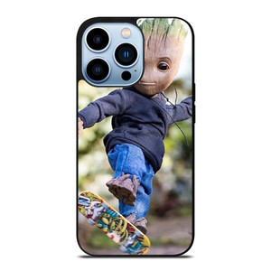 BABY GROOT SKATEBOARD iPhone 13 Pro Max Case Cover BABY GROOT SKATEBOARD iPhone 13 Pro Max Case Cover