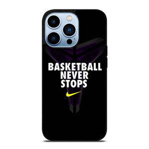 BASKETBALL NEVER STOPS BLACK MAMBA iPhone 13 Pro Max Case Cover