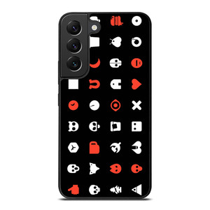 LOVE DEATH AND ROBOTS PATTERN Samsung Galaxy S22 Plus Case Cover
