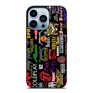CLASSIC ROCK BAND COLLAGE iPhone 13 Pro Max Case Cover