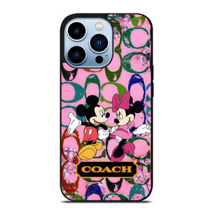 COACH MICKEY MINNIE MOUSE iPhone 13 Pro Max Case Cover COACH MICKEY MINNIE MOUSE iPhone 13 Pro Max Case Cover