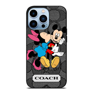 COACH MINNIE MICKEY MOUSE KISS iPhone 13 Pro Max Case Cover COACH MINNIE MICKEY MOUSE KISS iPhone 13 Pro Max Case Cover