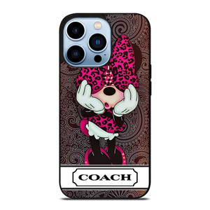 COACH NEW YORK MINNIE MOUSE CUTE iPhone 13 Pro Max Case Cover