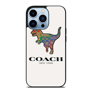 COACH NEW YORK DINOSAUR iPhone 13 Pro Max Case Cover COACH NEW YORK DINOSAUR iPhone 13 Pro Max Case Cover