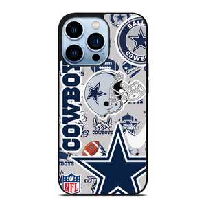 DALLAS COWBOYS NFL STICKER BOMB iPhone 13 Pro Max Case Cover