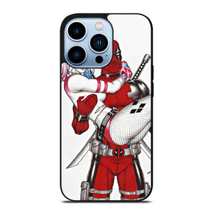 DEADPOOL HARLEY QUINN CARTOON iPhone 13 Pro Max Case Cover