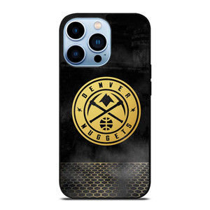DENVER NUGGETS GOLD METAL iPhone 13 Pro Max Case Cover