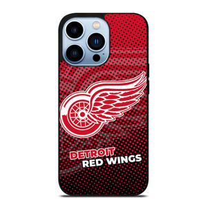 DETROIT RED WINGS HALFTONE EFFECT iPhone 13 Pro Max Case Cover
