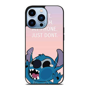DISNEY STITCH DONT TOUCH MY PHONE  iPhone 13 Pro Max Case Cover