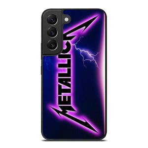 METALLICA ROCK BAND VIOLET LIGHTNING Samsung Galaxy S22 Plus Case Cover