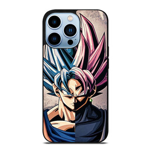DRAGON BALL GOKU AND BLACK GOKU FACE iPhone 13 Pro Max Case Cover