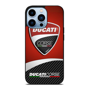 DUCATI CORSE LOGO CARBON iPhone 13 Pro Max Case Cover DUCATI CORSE LOGO CARBON iPhone 13 Pro Max Case Cover