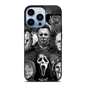 FAMOUS HORROR COLLAGE iPhone 13 Pro Max Case Cover FAMOUS HORROR COLLAGE iPhone 13 Pro Max Case Cover