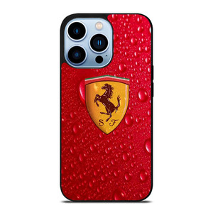 FERRARI DROP WATER RED iPhone 13 Pro Max Case Cover
