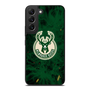 MILWAUKEE BUCKS BASKETBALL NBA FIRE Samsung Galaxy S22 Plus Case Cover