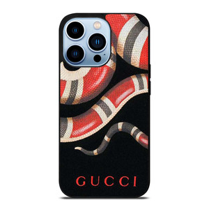 GUCCI SNAKE LEATHER iPhone 13 Pro Max Case Cover