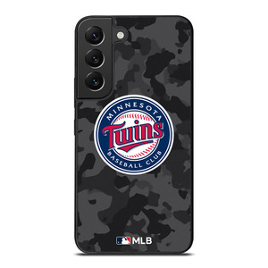MINNESOTA TWINS BASEBALL BLACK CAMO Samsung Galaxy S22 Plus Case Cover