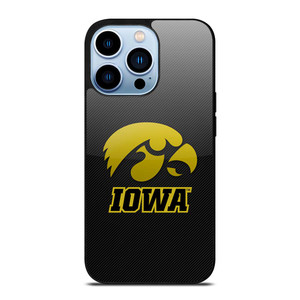 IOWA HAWKEYES CARBON iPhone 13 Pro Max Case Cover