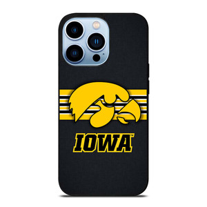 IOWA HAWKEYES STRIPE LOGO iPhone 13 Pro Max Case Cover