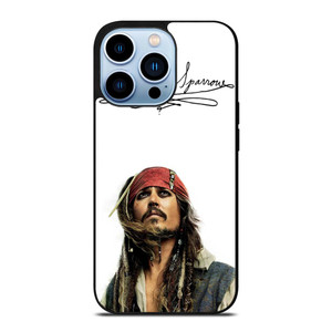 JACK SPARROW SIGNATURE PIRATES OF THE CARIBBEAN  iPhone 13 Pro Max Case Cover