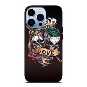 JOKER AND HARLEY QUINN SKULL iPhone 13 Pro Max Case Cover