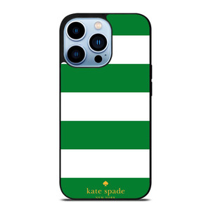 KATE SPADE GREEN STRIPE iPhone 13 Pro Max Case Cover