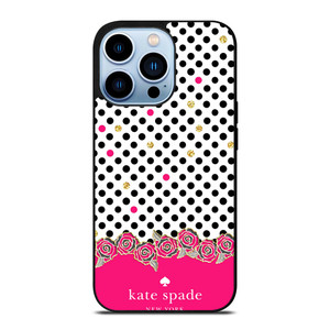 KATE SPADE PINK POLKADOTS iPhone 13 Pro Max Case Cover