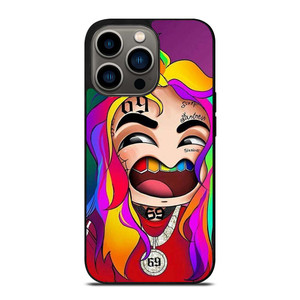 6IX9INE SIX NINE FACE CARTOON iPhone 13 Pro Case Cover