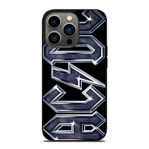 ACDC METAL CARBON LOGO iPhone 13 Pro Case Cover