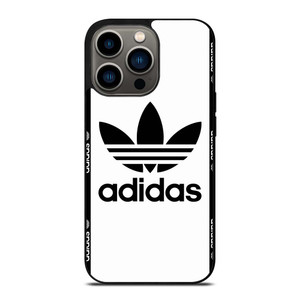 ADIDAS TREFOIL ROUND WHITE iPhone 13 Pro Case Cover