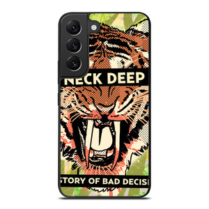 NECK DEEP A HISTORY OF A BAD DECISIONS Samsung Galaxy S22 Plus Case Cover