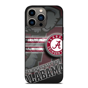 ALABAMA CRIMSON TIDE CARBON iPhone 13 Pro Case Cover
