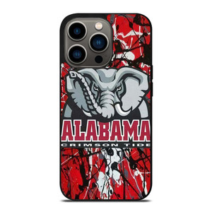 ALABAMA CRIMSON TIDE SPLASHED LOGO iPhone 13 Pro Case Cover