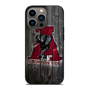 ALABAMA CRIMSON TIDE WOODEN ICON iPhone 13 Pro Case Cover ALABAMA CRIMSON TIDE WOODEN ICON iPhone 13 Pro Case Cover