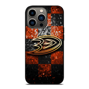 ANAHEIM DUCKS GOLD LOGO iPhone 13 Pro Case Cover
