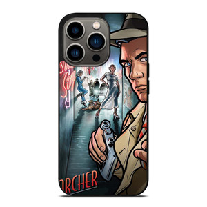 ARCHER CARTOON MOVIE POSTER iPhone 13 Pro Case Cover