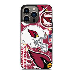 ARIZONA CARDINALS NFL STICKER BOMB iPhone 13 Pro Case Cover