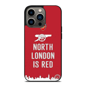 ARSENAL NORTH LONDON IS RED 2 iPhone 13 Pro Case Cover