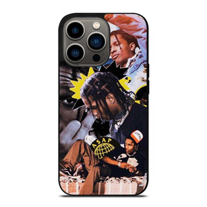 ASAP ROCKY RAPPER COLLAGE iPhone 13 Pro Case Cover