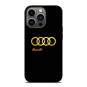 AUDI CAR GOLD LOGO iPhone 13 Pro Case Cover