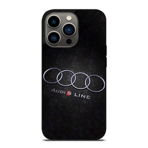 AUDI S LINE CAR EMBLEM iPhone 13 Pro Case Cover AUDI S LINE CAR EMBLEM iPhone 13 Pro Case Cover